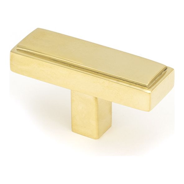 50490 • 50mm • Polished Brass • From The Anvil Scully T-Bar Cabinet Knob