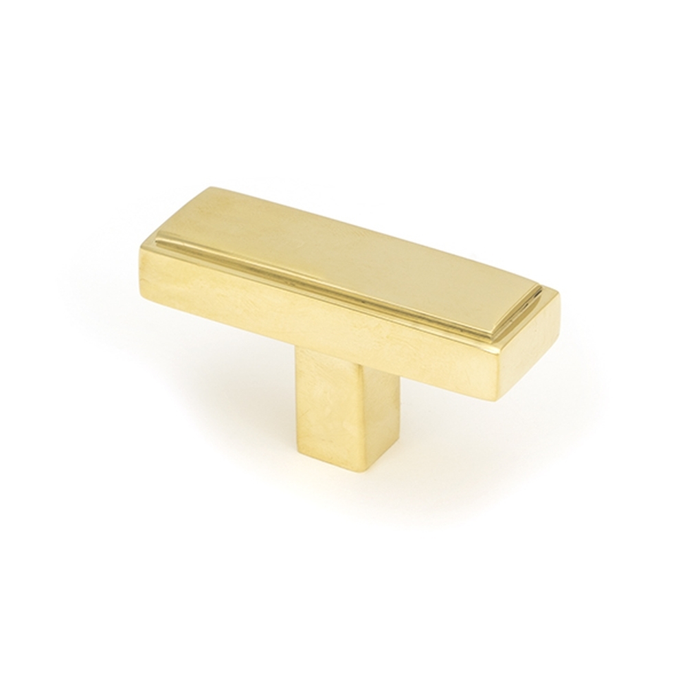 50490 • 50mm • Polished Brass • From The Anvil Scully T-Bar Cabinet Knob