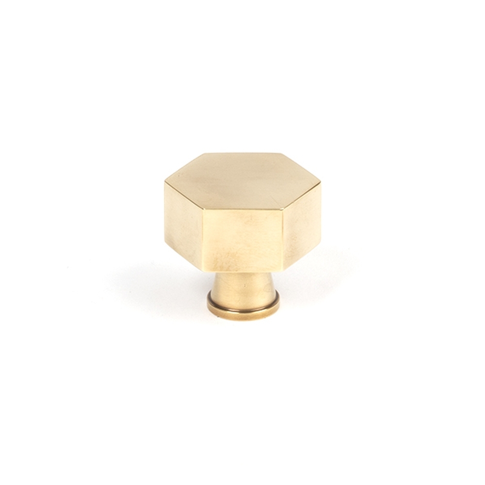 50502  32mm  Aged Brass  From The Anvil Kahlo Cabinet Knob