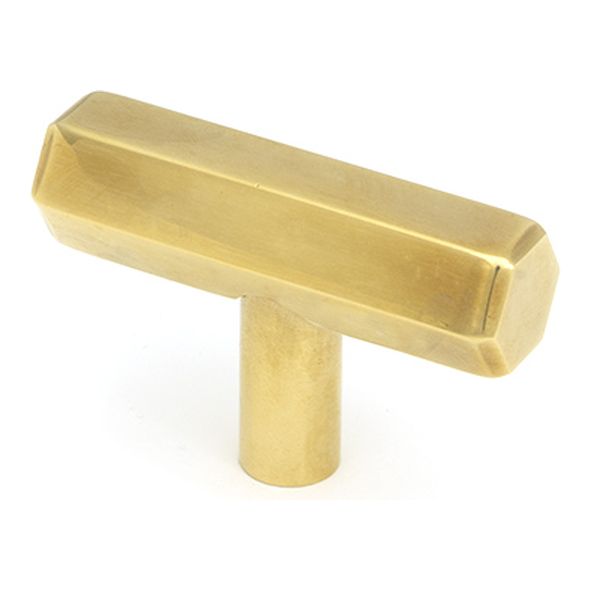 50505 • 50mm • Aged Brass • From The Anvil Kahlo T-Bar Cabinet Knob