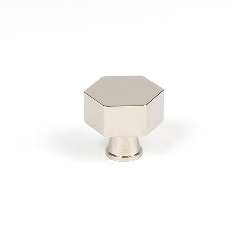 50516 • 32mm • Polished Nickel • From The Anvil Kahlo Cabinet Knob