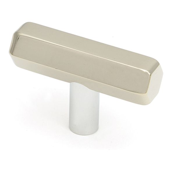 50519 • 50mm • Polished Nickel • From The Anvil Kahlo T-Bar Cabinet Knob