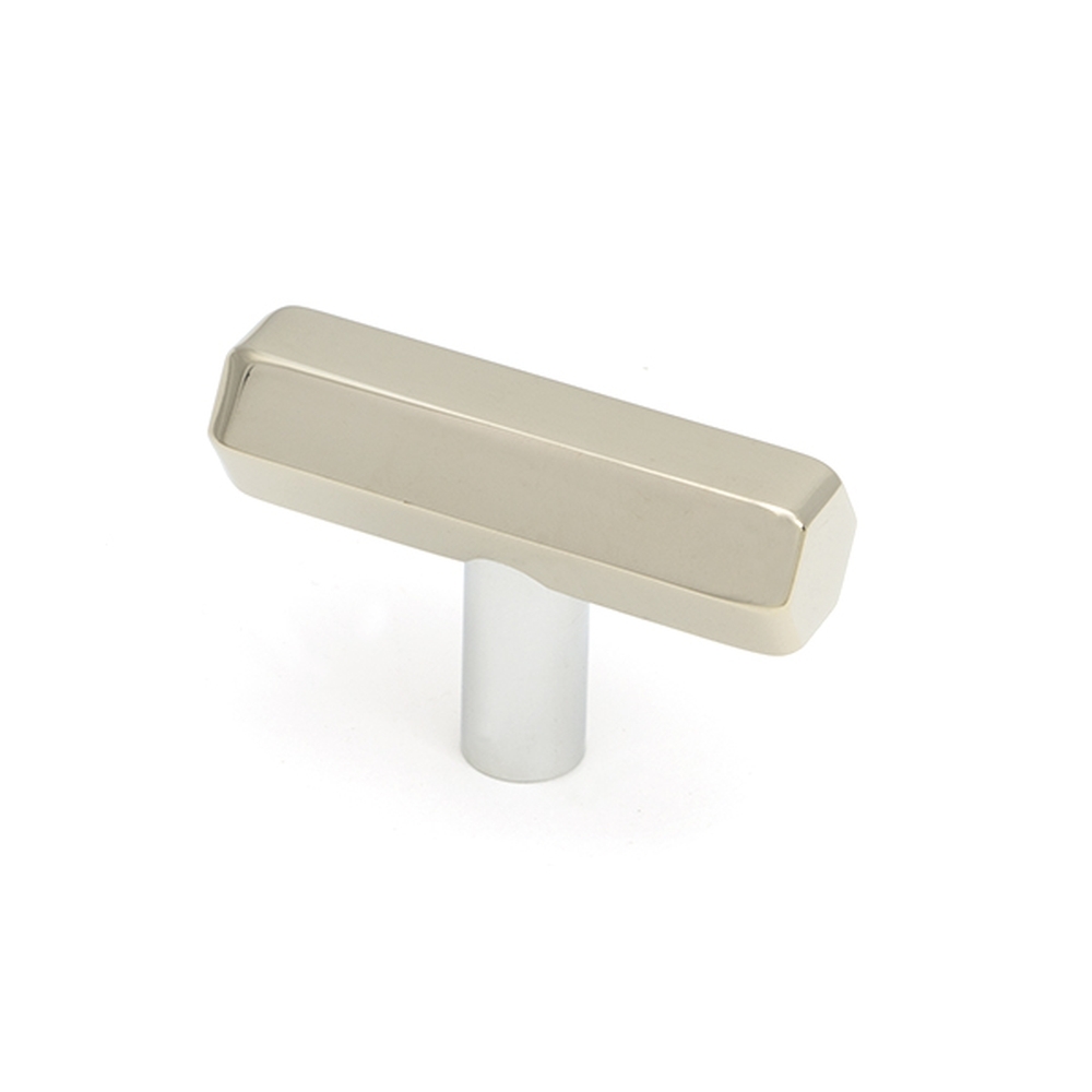 50519 • 50mm • Polished Nickel • From The Anvil Kahlo T-Bar Cabinet Knob