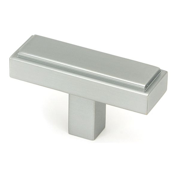 50546 • 50mm • Satin Chrome • From The Anvil Scully T-Bar Cabinet Knob