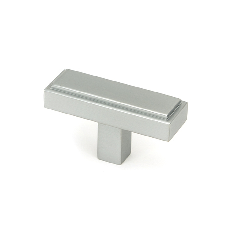 50546 • 50mm • Satin Chrome • From The Anvil Scully T-Bar Cabinet Knob