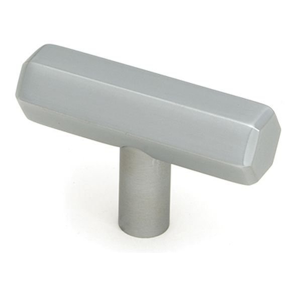 50547  50mm  Satin Chrome  From The Anvil Kahlo T-Bar Cabinet Knob