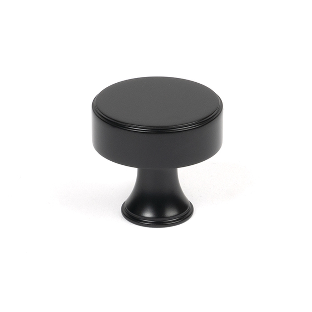 50555  32mm  Matt Black  From The Anvil Scully Cabinet Knob