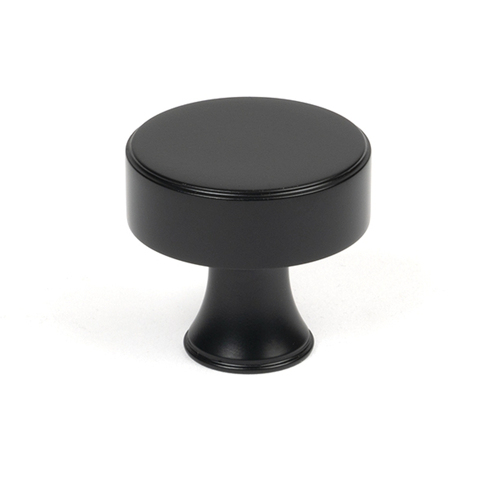 50556  38mm  Matt Black  From The Anvil Scully Cabinet Knob