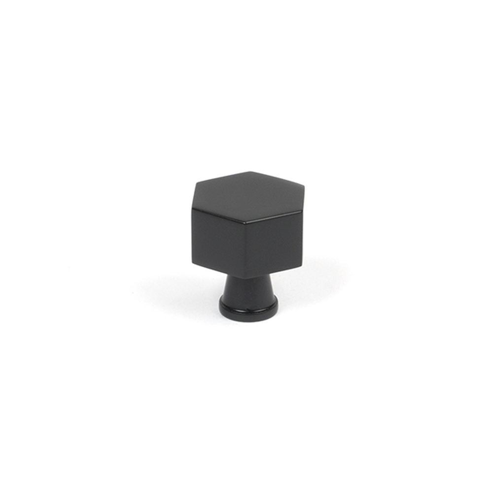 50557  25mm  Matt Black  From The Anvil Kahlo Cabinet Knob