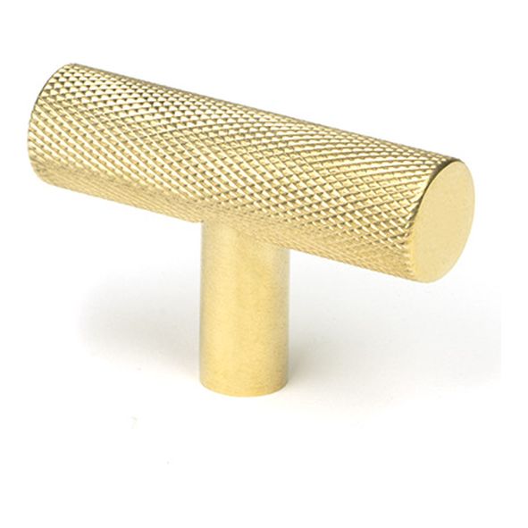 50568  50mm  Polished Brass  From The Anvil Brompton T-Bar Cabinet Knob