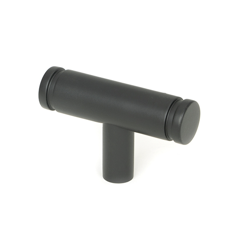 50579 • 50mm • Matt Black • From The Anvil Kelso T-Bar Cabinet Knob