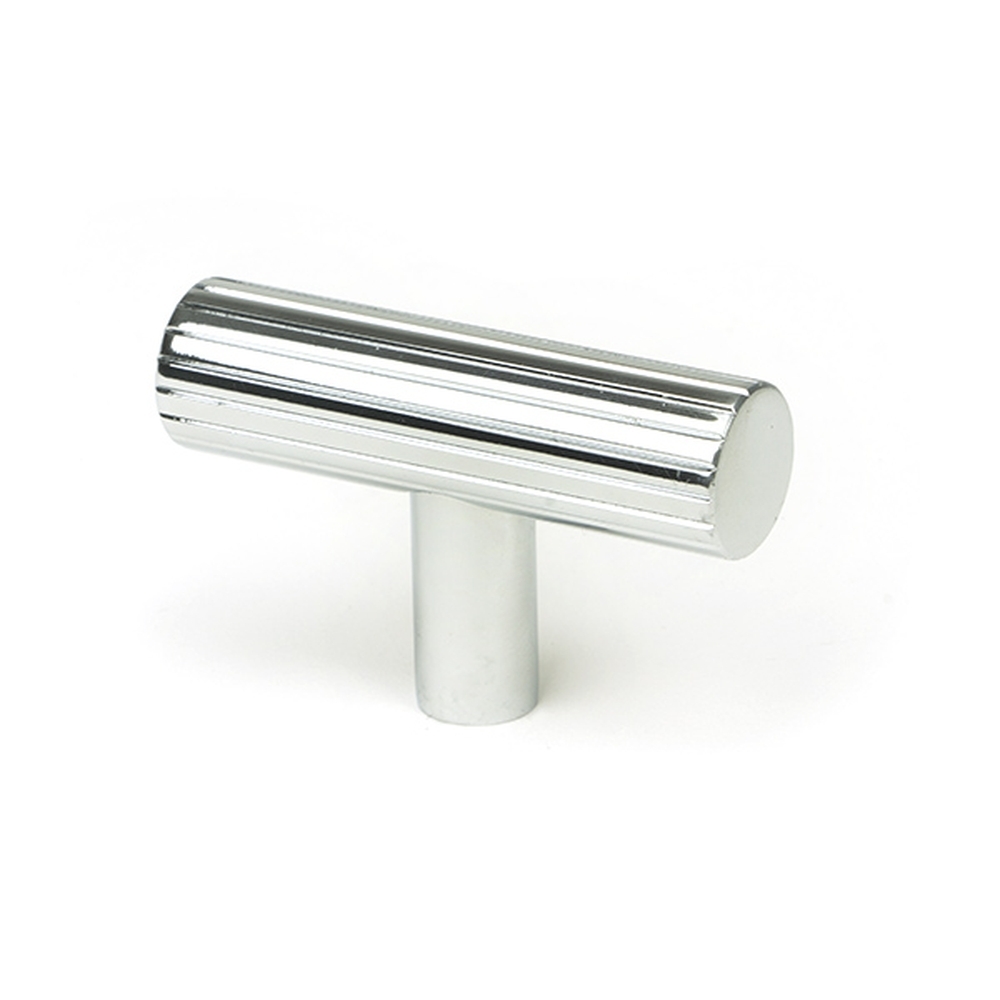 50583  50mm  Polished Chrome  From The Anvil Judd T-Bar Cabinet Knob