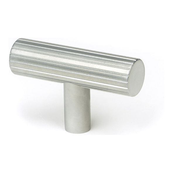 50584  50mm  Satin Chrome  From The Anvil Judd T-Bar Cabinet Knob