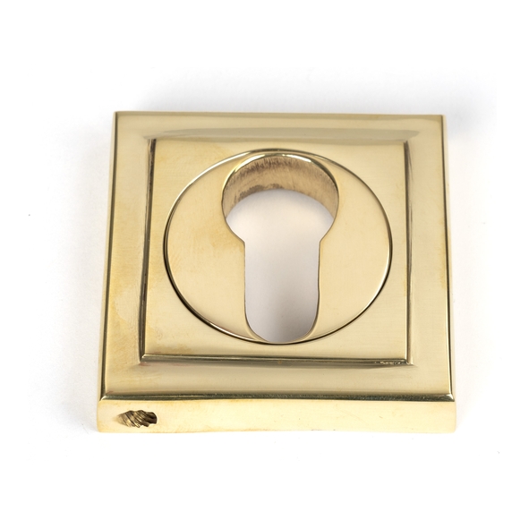 50595 � 53 x 53mm � Polished Brass � From The Anvil Euro Escutcheon [Square]