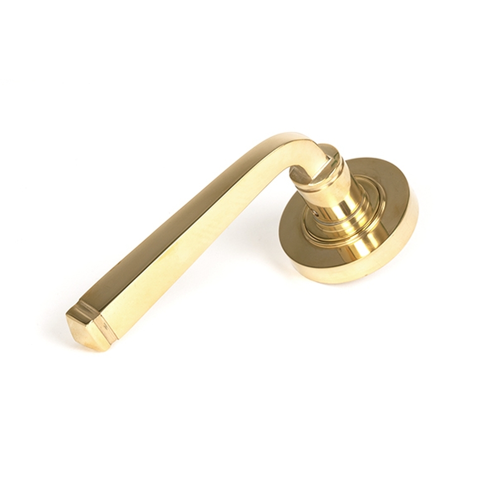 50596 • 53mm • Polished Brass • From The Anvil Avon Round Levers [Plain]