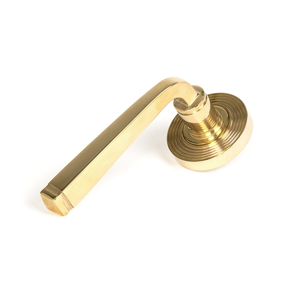 50601  53mm  Polished Brass  From The Anvil Avon Round Levers [Beehive] - Unsprung