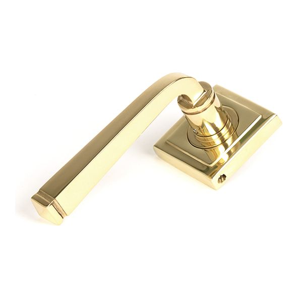 50602 • 53mm • Polished Brass • From The Anvil Avon Round Levers [Square]