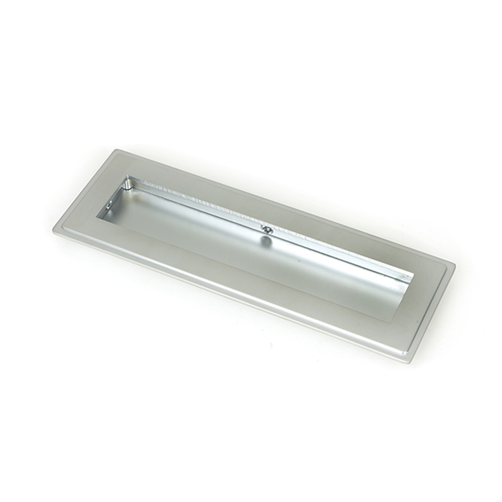 50636 • 175mm • Satin Chrome • From The Anvil Art Deco Rectangular Pull