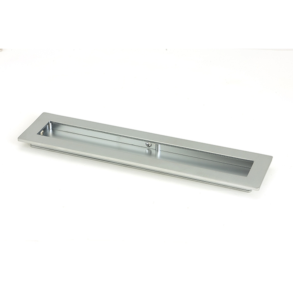 50639  250mm  Satin Chrome  From The Anvil Plain Rectangular Pull