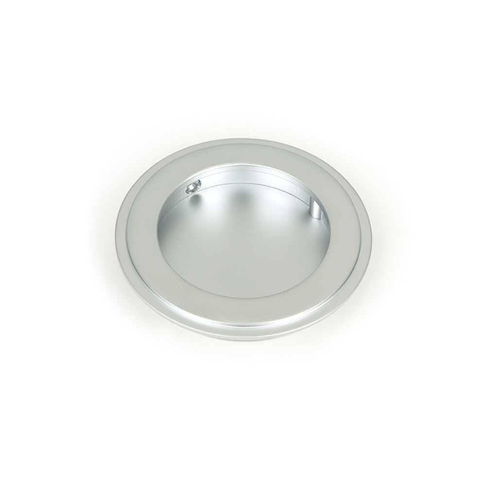 50645 • 75 mm • Satin Chrome • From The Anvil Art Deco Round Pull