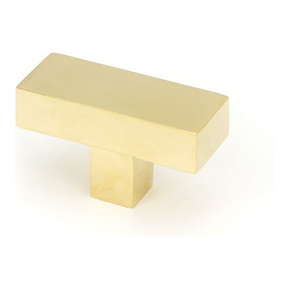50670  50mm  Polished Brass  From The Anvil Albers T-Bar Cabinet Knob