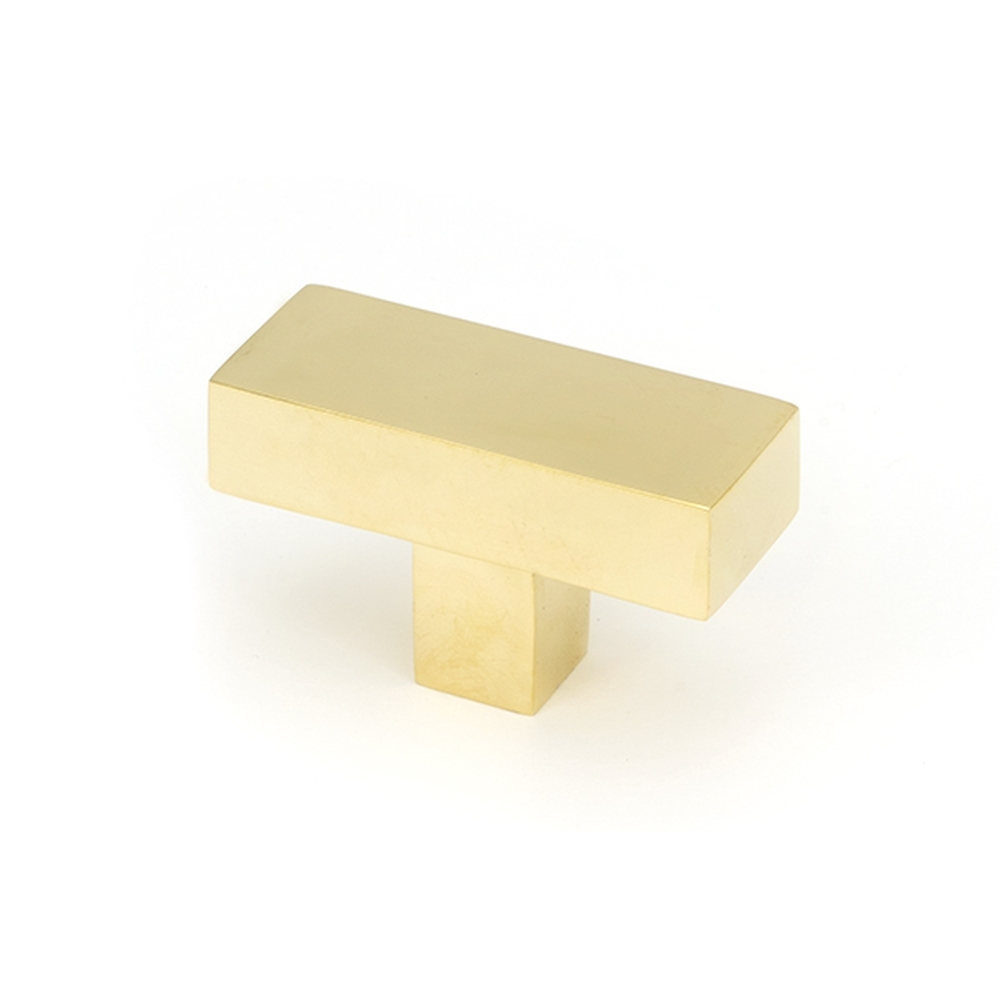 50670  50mm  Polished Brass  From The Anvil Albers T-Bar Cabinet Knob