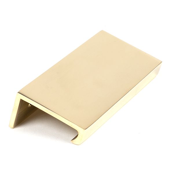 50675 • 100mm • Polished Brass • From The Anvil Plain Edge Pull
