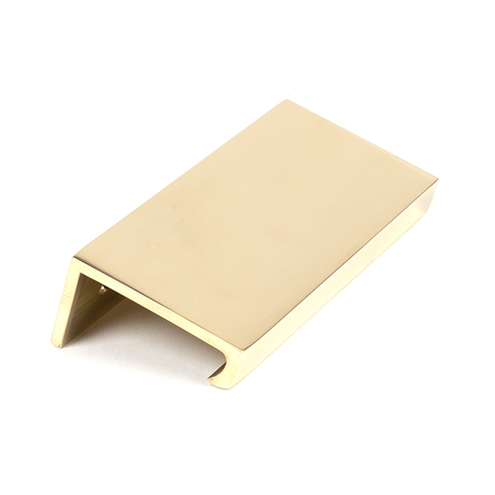 50675 • 100mm • Polished Brass • From The Anvil Plain Edge Pull