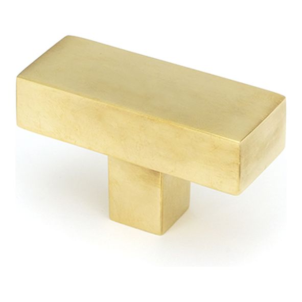 50683 • 50mm • Aged Brass • From The Anvil Albers T-Bar Cabinet Knob