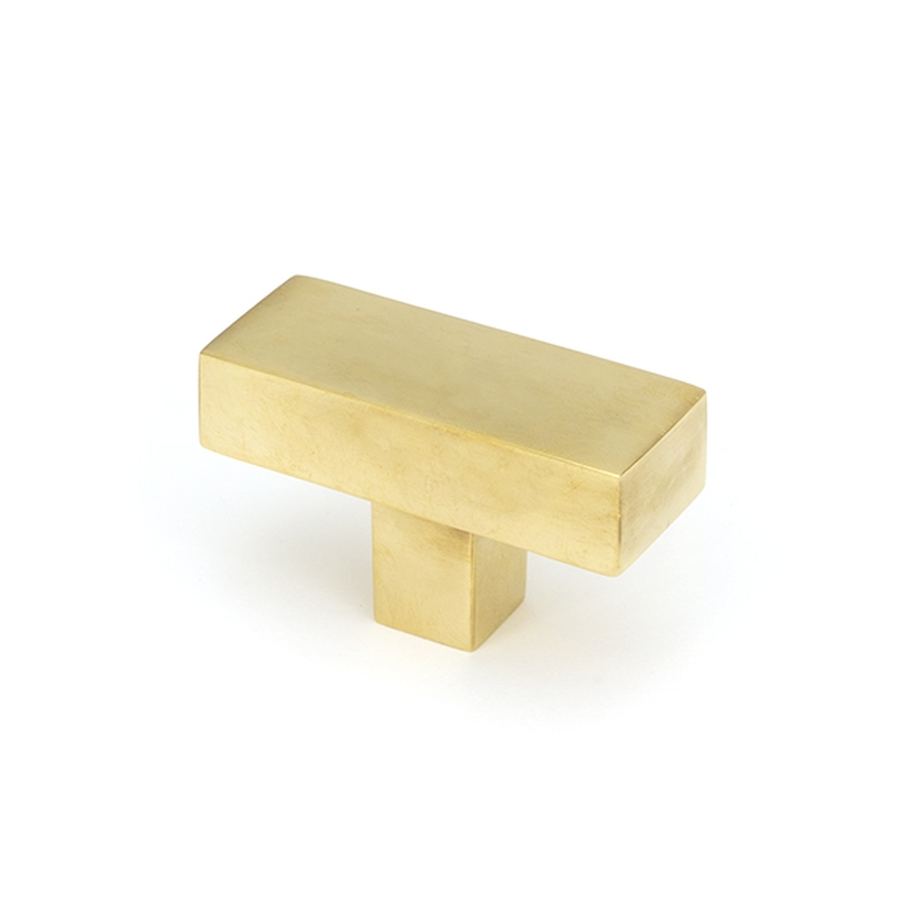 50683 • 50mm • Aged Brass • From The Anvil Albers T-Bar Cabinet Knob