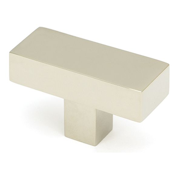 50696 • 50mm • Polished Nickel • From The Anvil Albers T-Bar Cabinet Knob