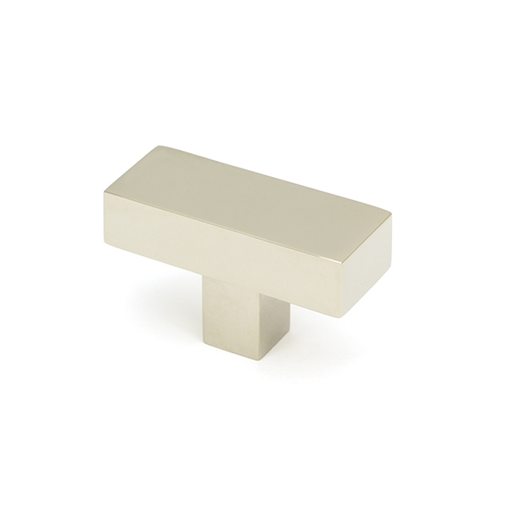 50696  50mm  Polished Nickel  From The Anvil Albers T-Bar Cabinet Knob