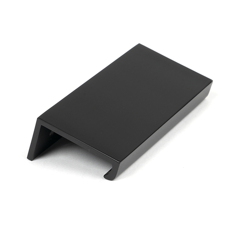 50740 • 100mm • Matt Black • From The Anvil Plain Edge Pull