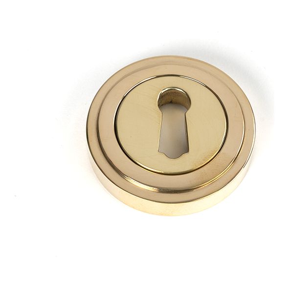 50747  53mm  Polished Brass  From The Anvil Round Escutcheon [Art Deco]
