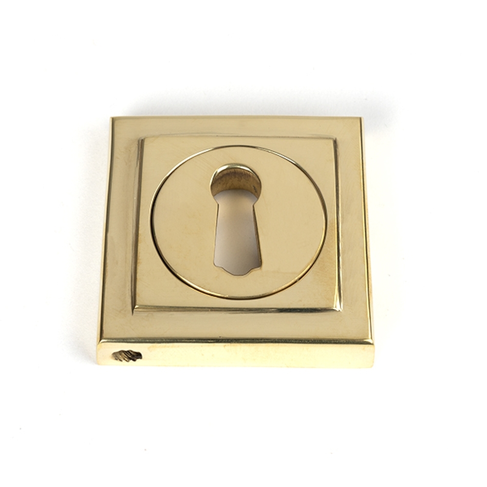 50749 • 53mm • Polished Brass • From The Anvil Round Escutcheon [Square]