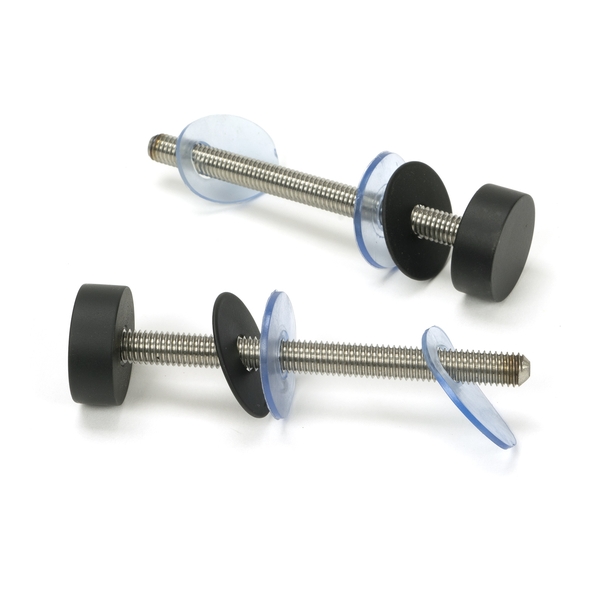 50819 � 100mm � Matt Black [304] � From The Anvil Bolt Fix For T Bar [2] - Offset