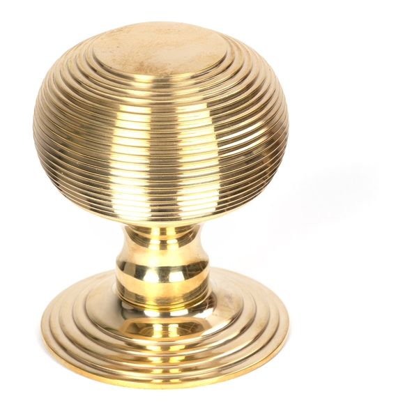 50839 � 80mm � Polished Brass � From The Anvil Beehive Centre Door Knob