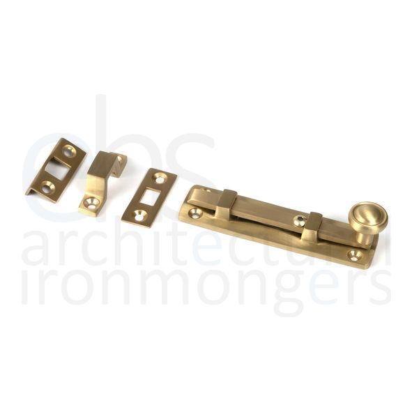 50917 • 100 x 25 x 3mm • Satin Brass • From The Anvil Universal Bolt