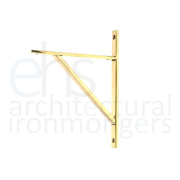 51146  260mm  Aged Brass  From The Anvil Chalfont Shelf Bracket