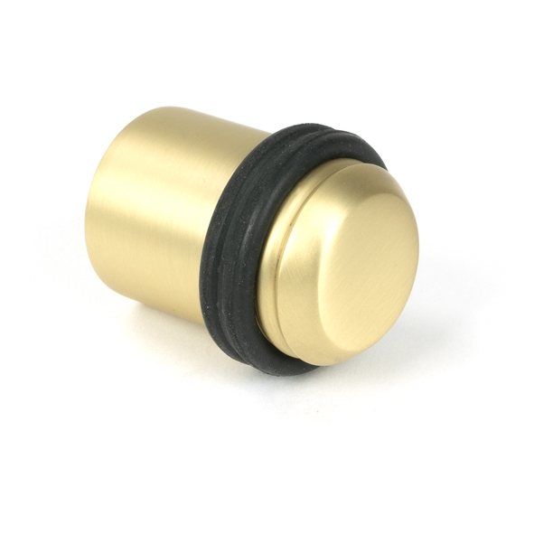 51299 � 42mm � Satin Brass � From The Anvil Floor Mounted Door Stop
