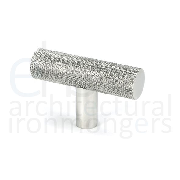 51310 • 50mm • Polished Stainless Steel • From The Anvil Brompton T-Bar Cabinet Knob