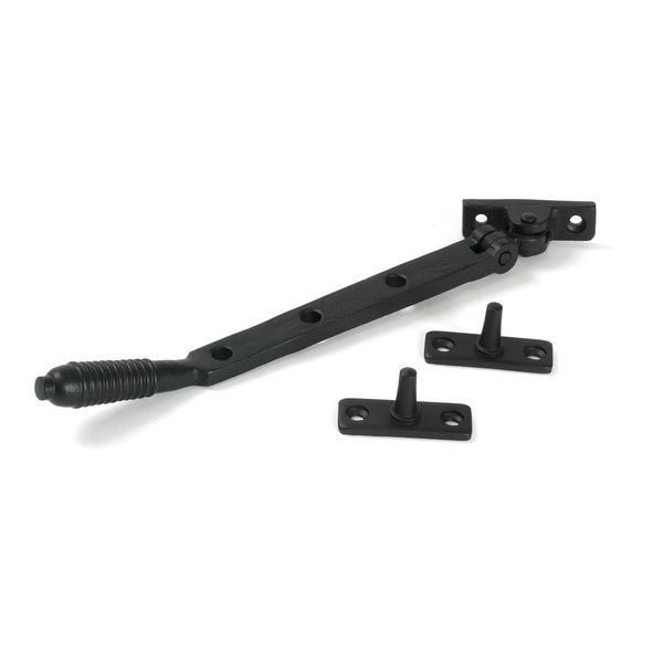52068 � 249mm � Matt Black � From The Anvil Reeded Casement Stay