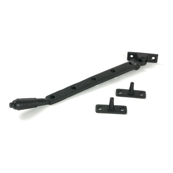 52072 � 296mm � Matt Black � From The Anvil Reeded Casement Stay