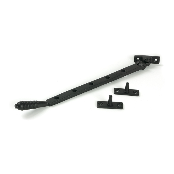 52076 � 335mm � Matt Black � From The Anvil Reeded Casement Stay