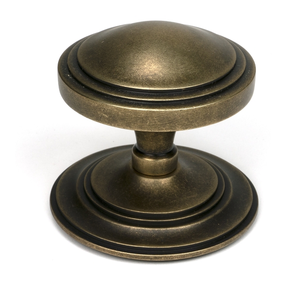 52160 � 81mm � Burnished Brass � From The Anvil Art Deco Centre Door Knob