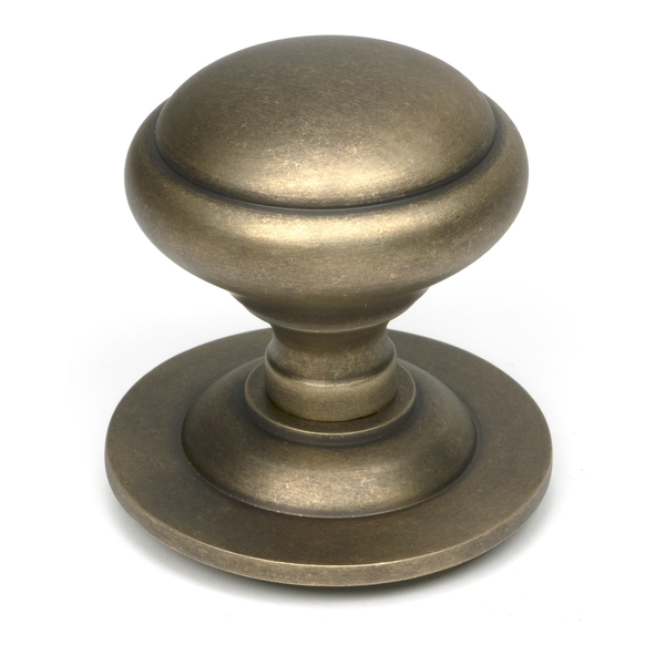52162 � 73mm � Burnished Brass � From The Anvil Round Centre Door Knob