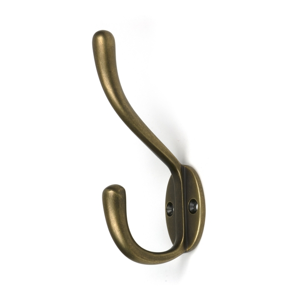 52224 � 135 x 54mm � Burnished Brass � From The Anvil Newbury Hat & Coat Hook