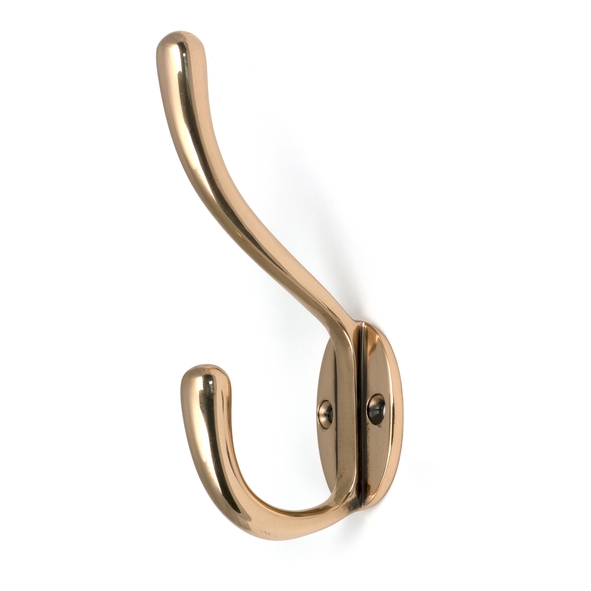 52226 � 135 x 54mm � Polished Bronze � From The Anvil Newbury Hat & Coat Hook