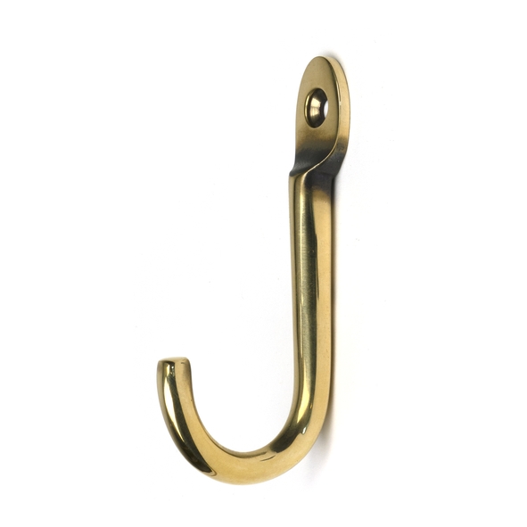 52228 � 80mm � Aged Brass � From The Anvil Traditional Coat Hook