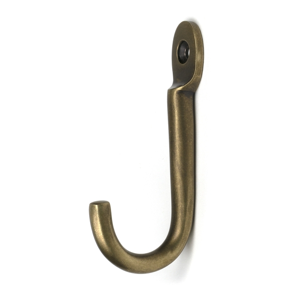 52234 � 80mm � Burnished Brass � From The Anvil Traditional Coat Hook